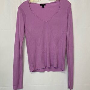 Halogen Long Sleeve Top Lilac Women’s Large